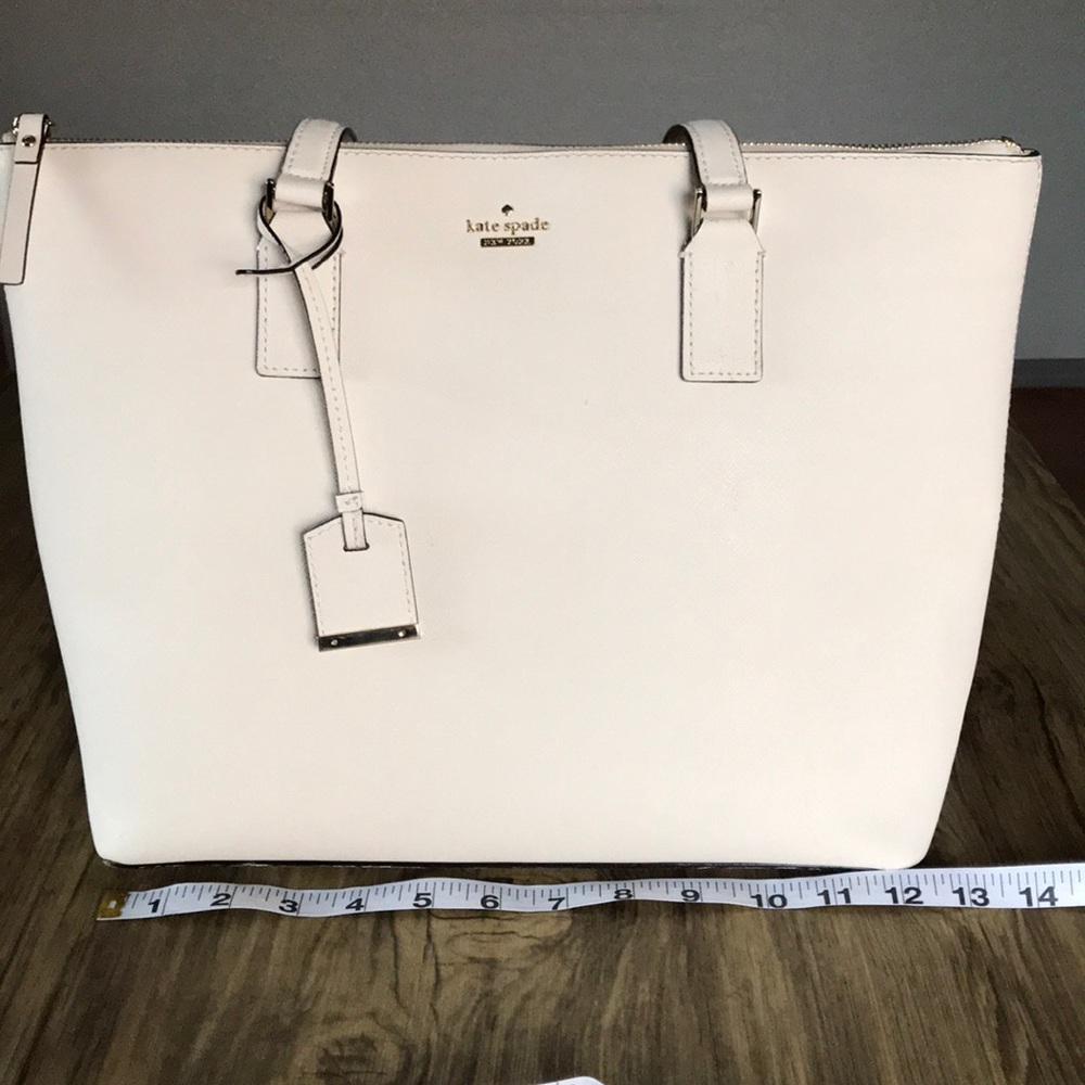 Kate Spade New York cream or offwhite handbag